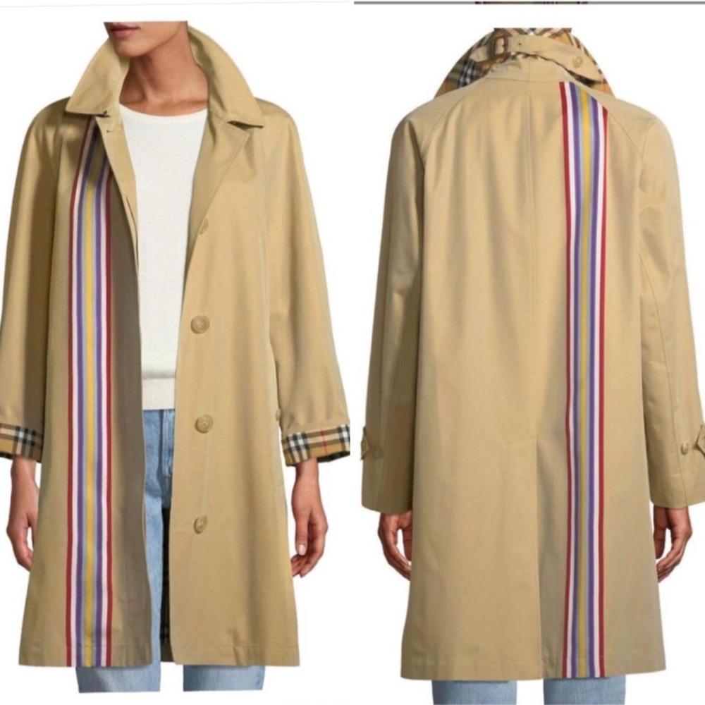 Burberry model EASTBORNE 100%cotton trench coat